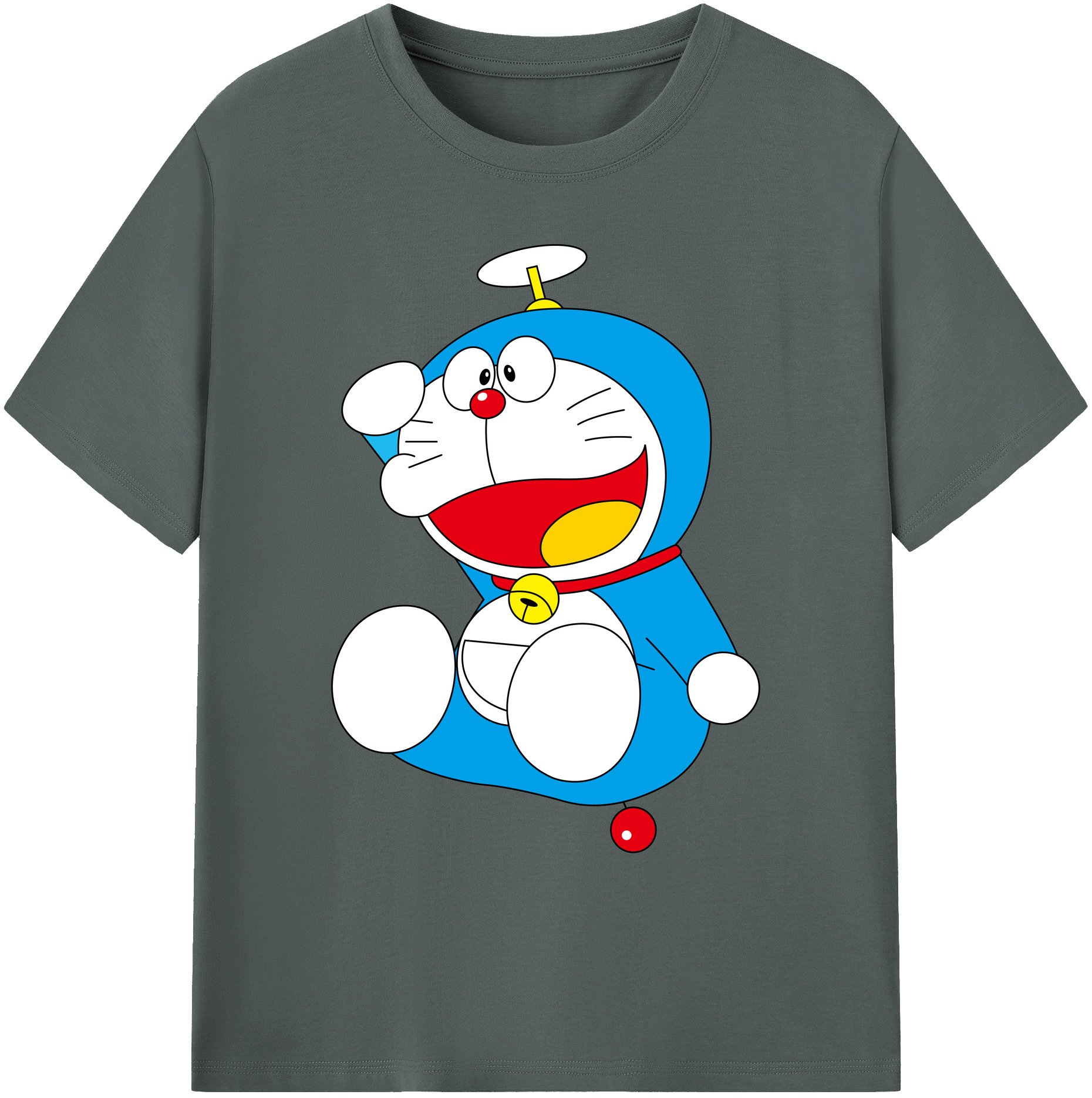 （画像用） ドラえもん Doraemon 綿100％ メンズ半袖Tシャツ｜肌触りやわらか＆通気性
